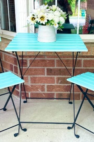 ikea Tarno Hack Bistro set Painted