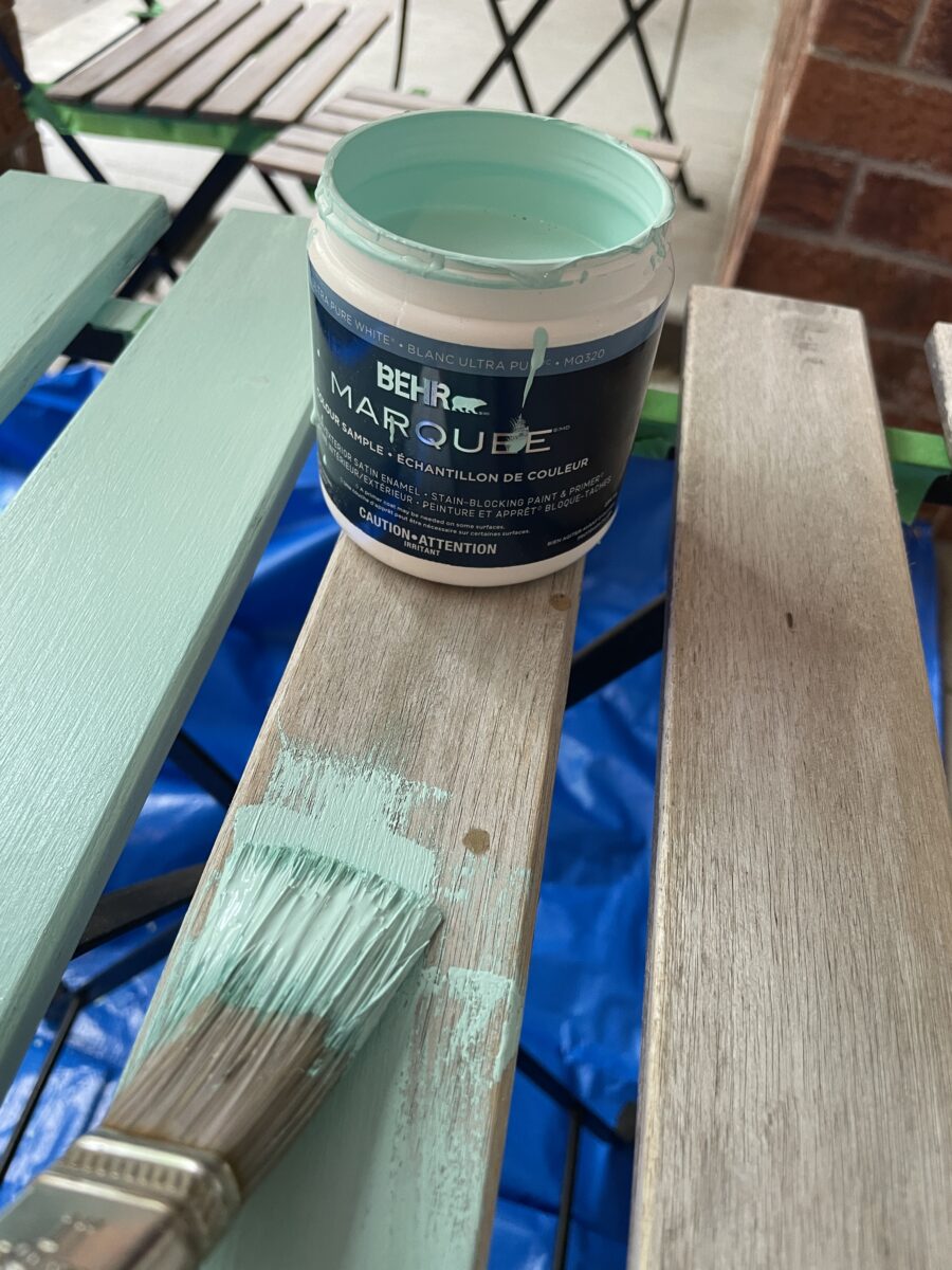 Ikea Tarno Hack Stunning ShabbytoChic Bistro Set Makeover