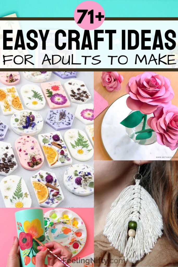 Easy Crafts For Adults You'll Love Making - 50 Fun DIYs for Adults