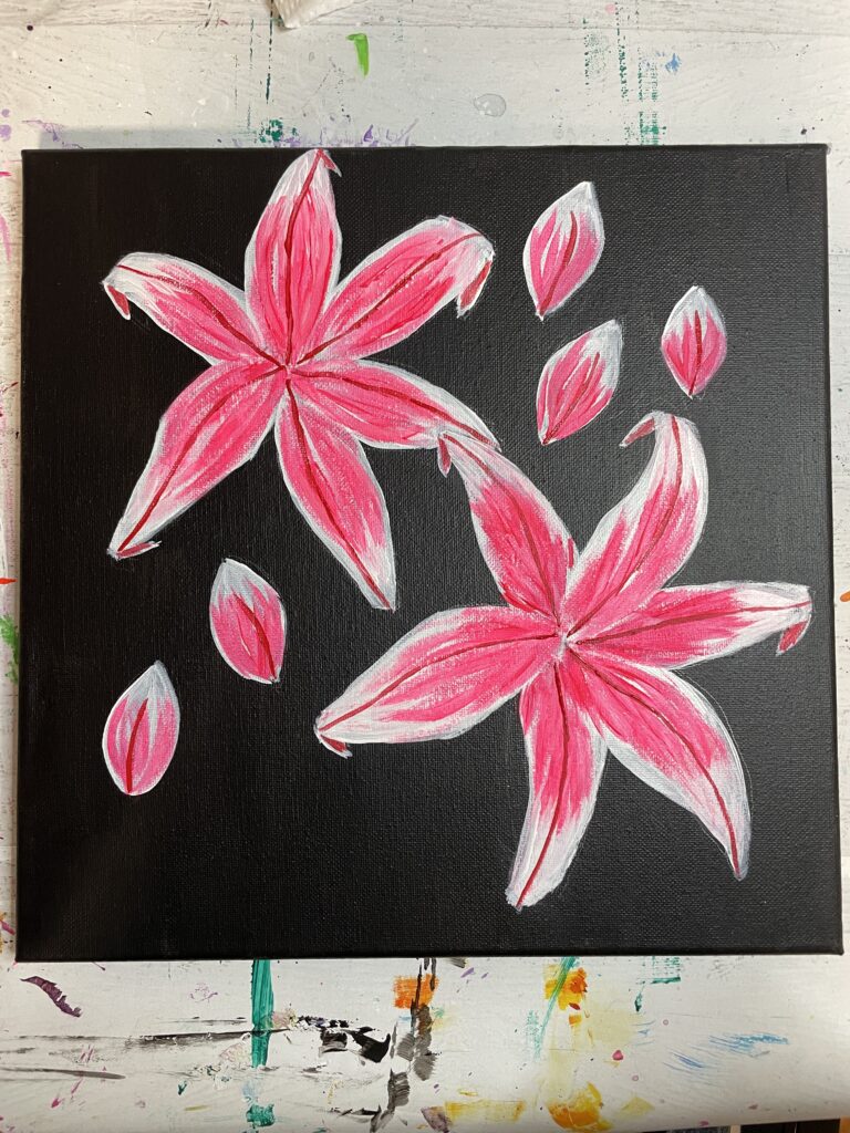 How to Paint a Lily StepbyStep Flower Painting Guide for Beginners