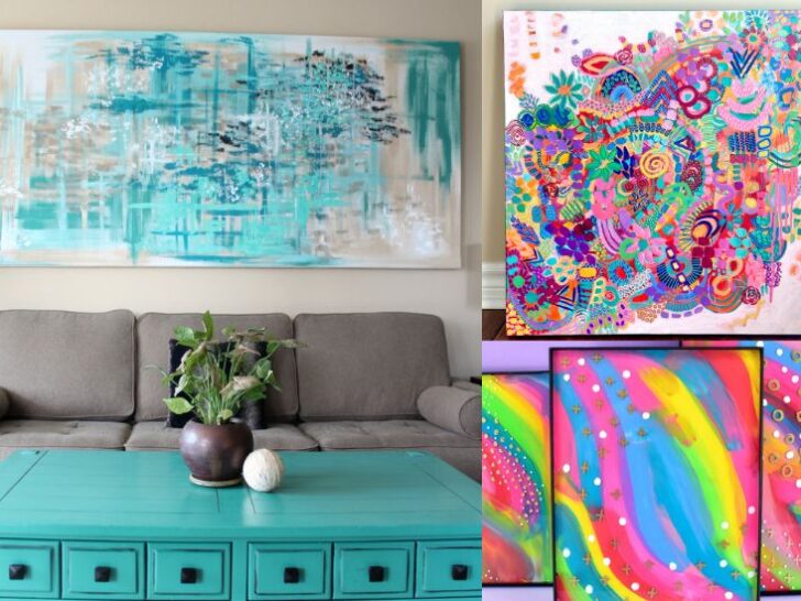 abstract painting ideas for beginners