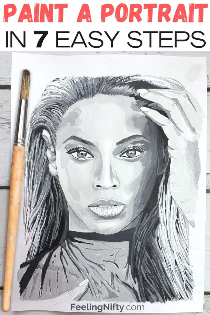 How To Paint A Portrait With Acrylics: A Beginners Tutorial