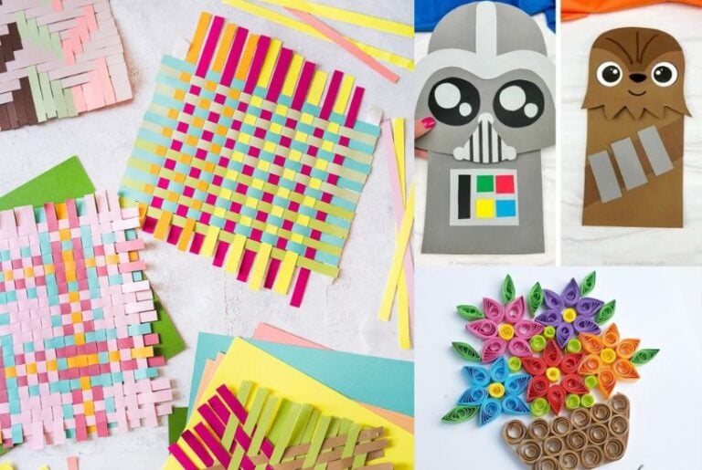 easy paper craft ideas for kids and adults