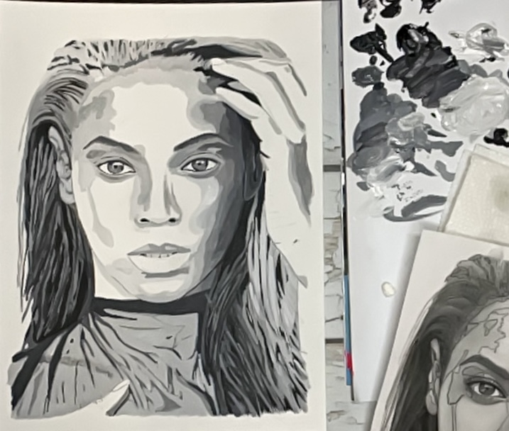 how to paint portrait beginner acrylic
