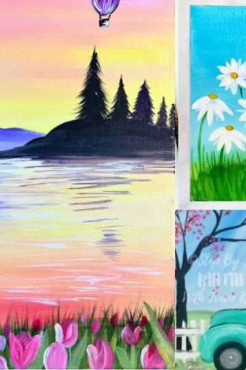 spring painting ideas for beginners
