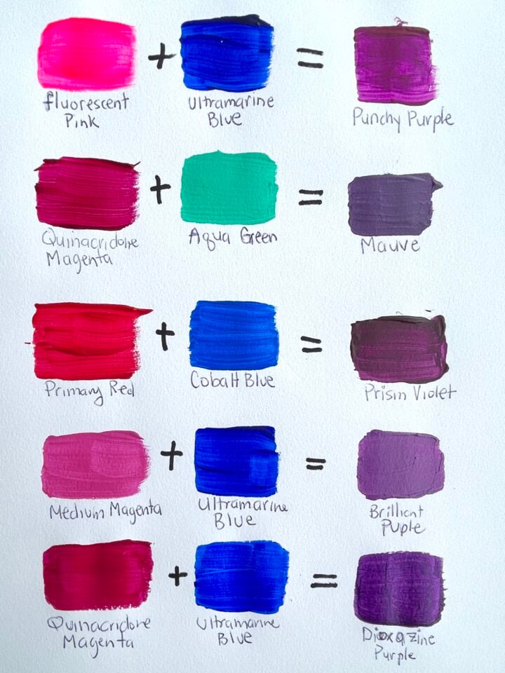 How To Make Purple Color  15+ Mixes for Vibrant Shades 