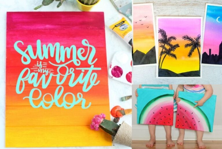 45 Easy Summer Painting Ideas to Transport You to Paradise