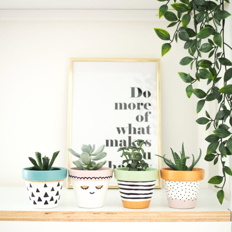 50+ Easy Flower Pot Painting Ideas - Best Ideas for 2024